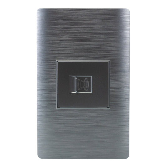 PLACA PINMARK ALUMINIO 1 MODULO TELEFONICO