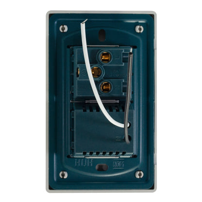 PLACA PINMARK ALUMINIO 1 CONTACTO Y 2 USB