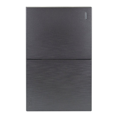 PLACA LUCEK FLAT 1 APAGADOR SENCILLO 1 APAGADOR ESCALERA PLA