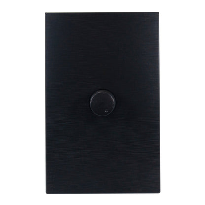 PLACA LUCEK FLAT DIMMER NEGRA