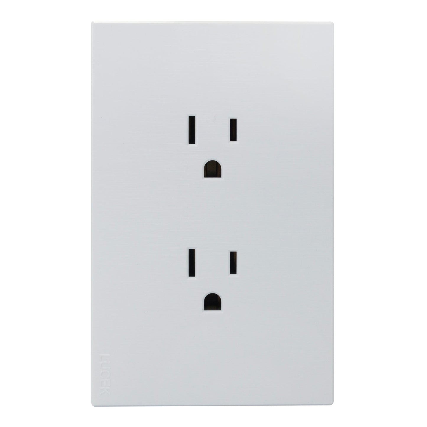 PLACA LUCEK FLAT DUPLEX BLANCA