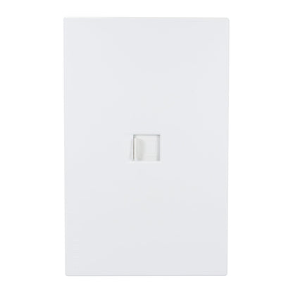 PLACA LUCEK FLAT TOMA UTP BLANCA