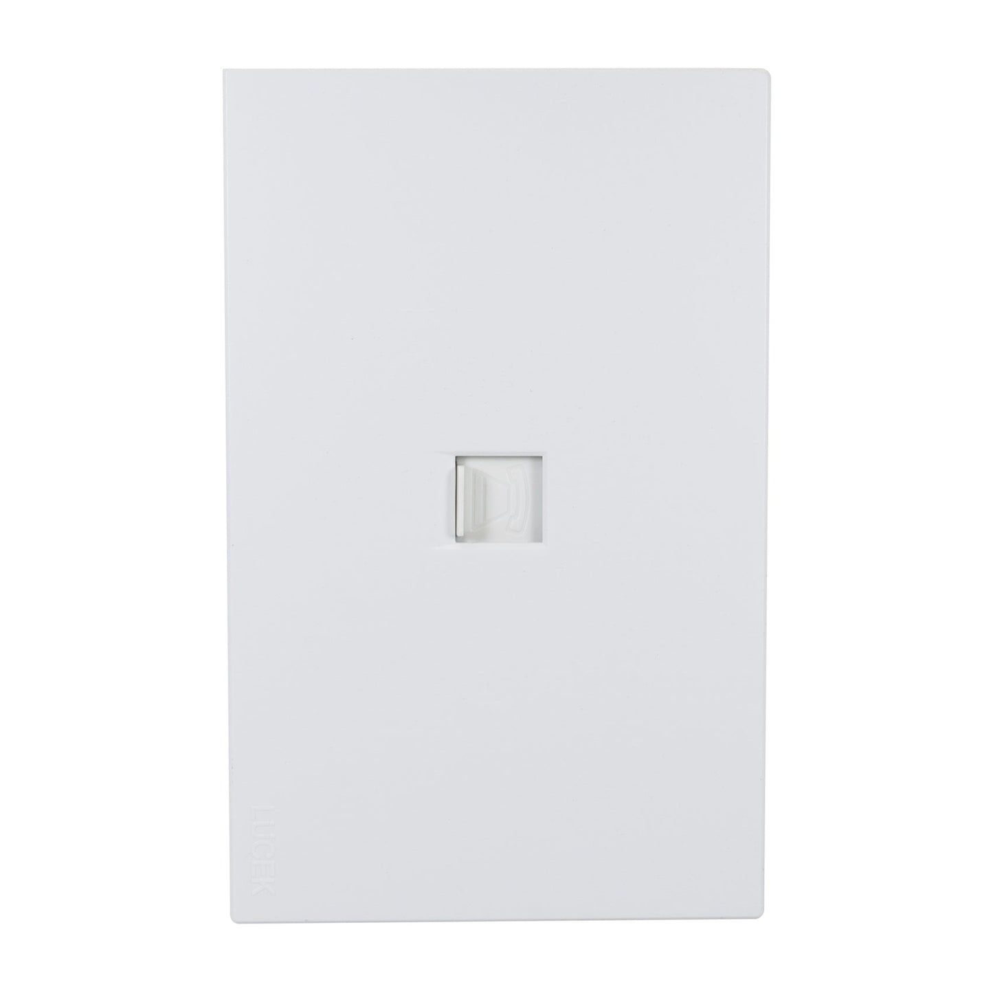 PLACA LUCEK FLAT TOMA TELEFONICA BLANCA