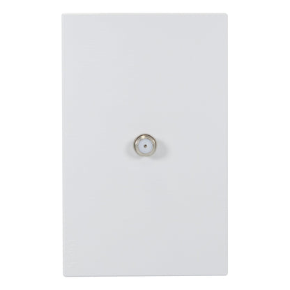 PLACA LUCEK FLAT TOMA TV BLANCA