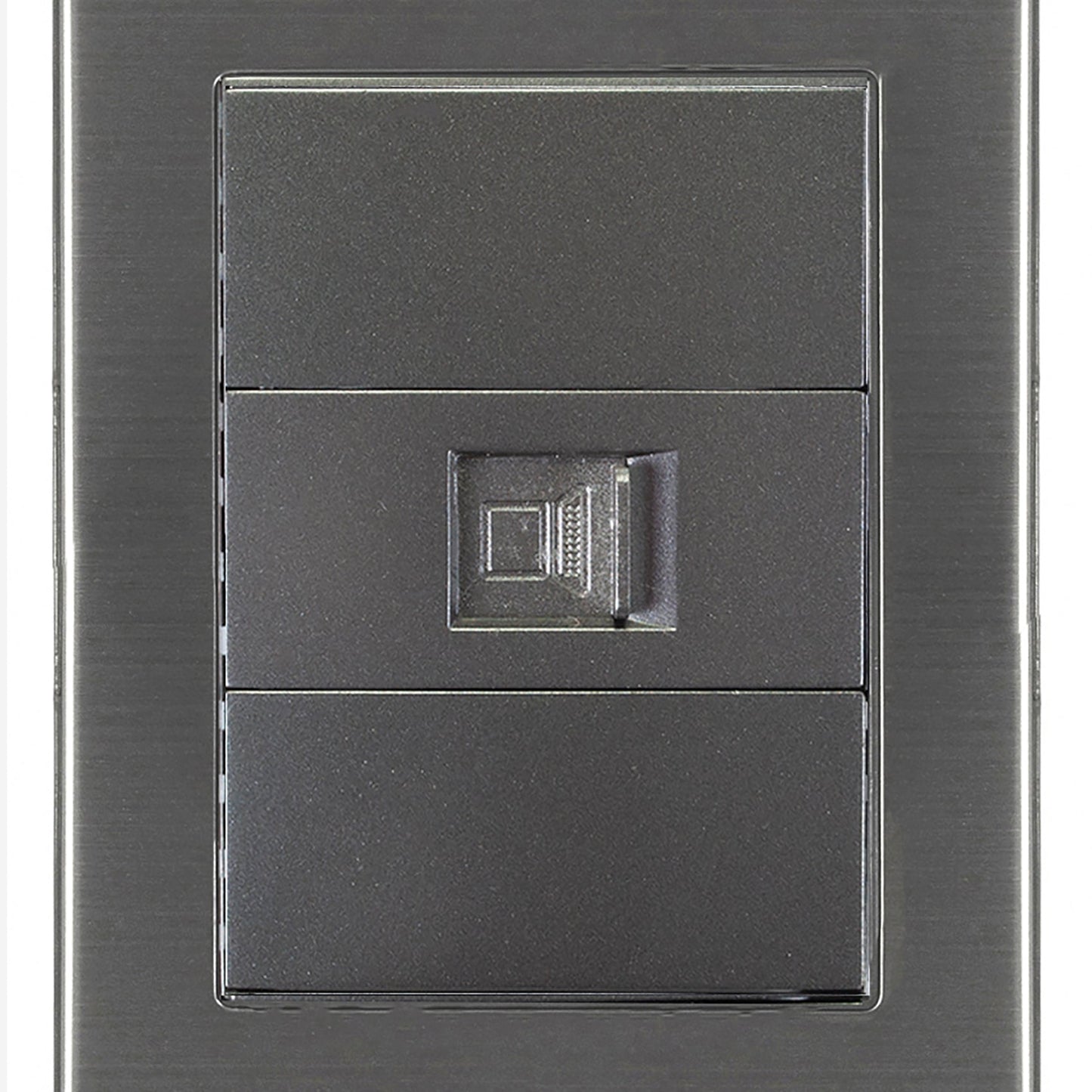 Placa Lucek metalica anonizado jack jr45