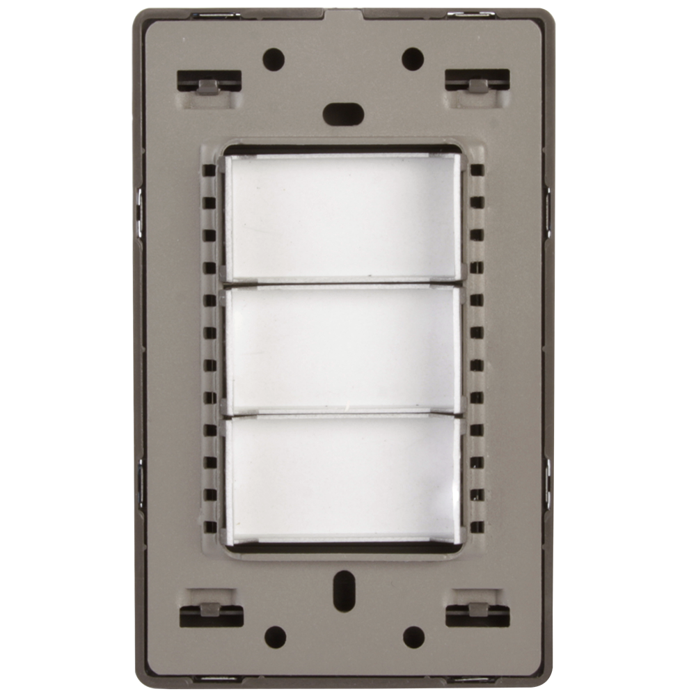 Placa Lucek colors ciega negro