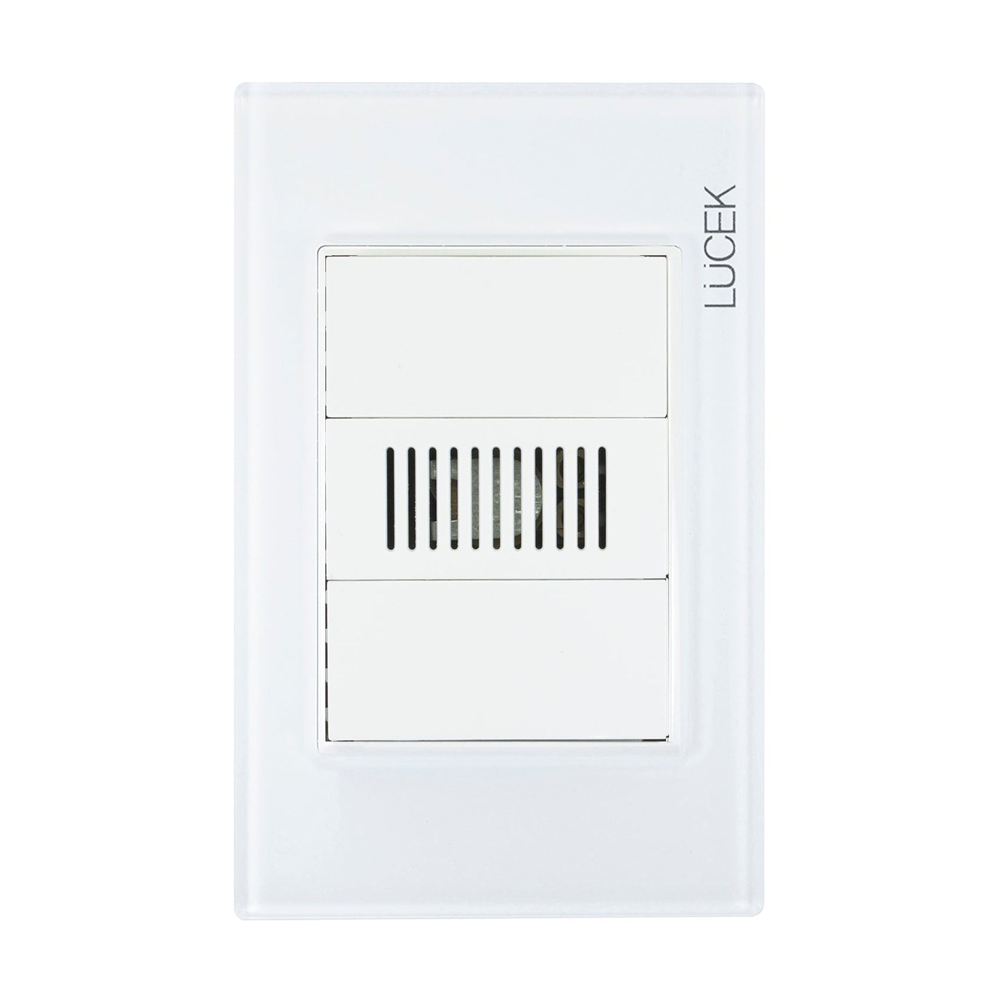Placa Lucek colors zumbador blanco