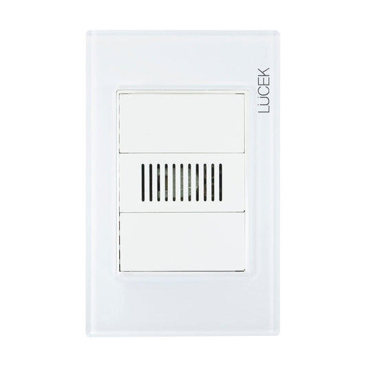 Placa Lucek colors zumbador blanco