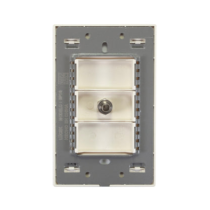 Placa Lucek colors toma coaxial hueso