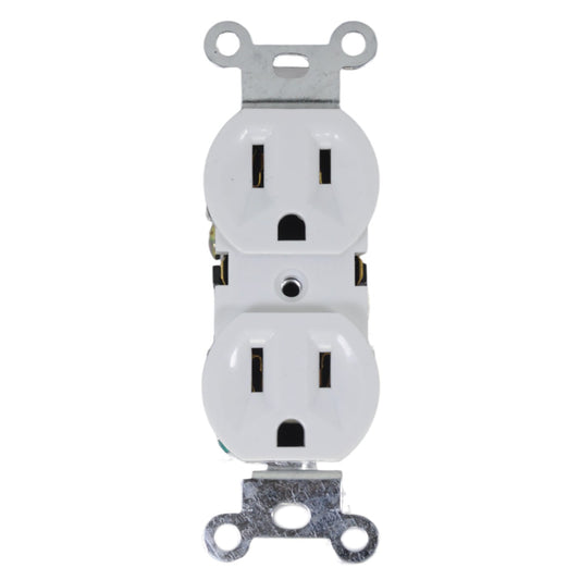 CONTACTO CNX DUPLEX ATERRIZADO OCULTO COLOR BLANCO