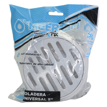 COLADERA CNX UNIVERSAL REDONDA  5"" ACERO INOX"