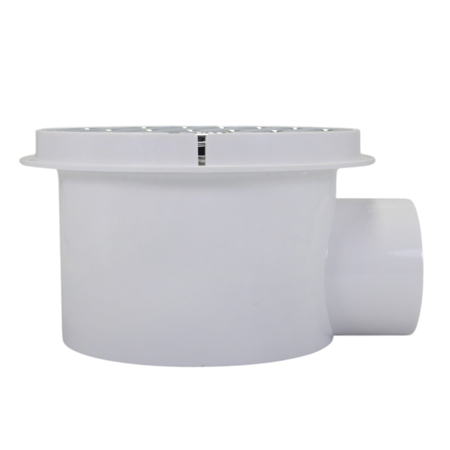 COLADERA CNX LATERAL REDONDA 5"" ACERO INOX"
