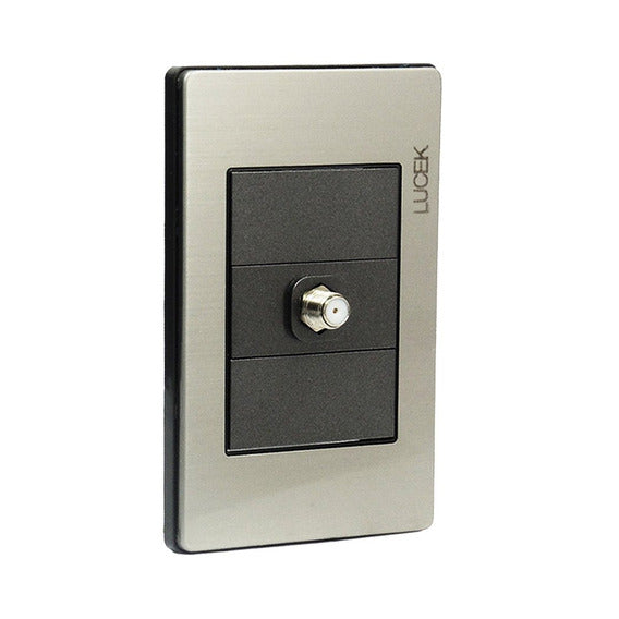 Placa Lucek metalica Módulo tv anonizado