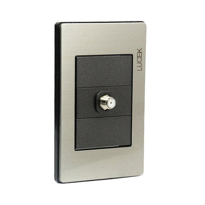Placa Lucek metalica Módulo tv anonizado