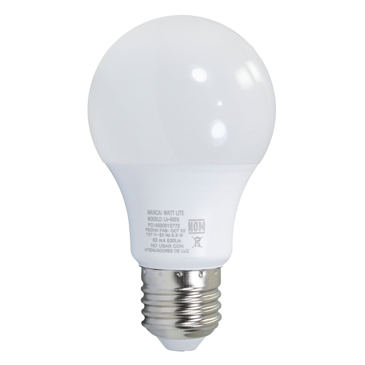 FOCO WATT LITE LED 8.5W tipo phillips
