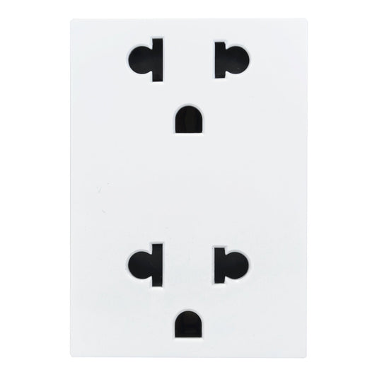 Contacto Lucek colors duplex c/ conexion euroamericana 3 mod