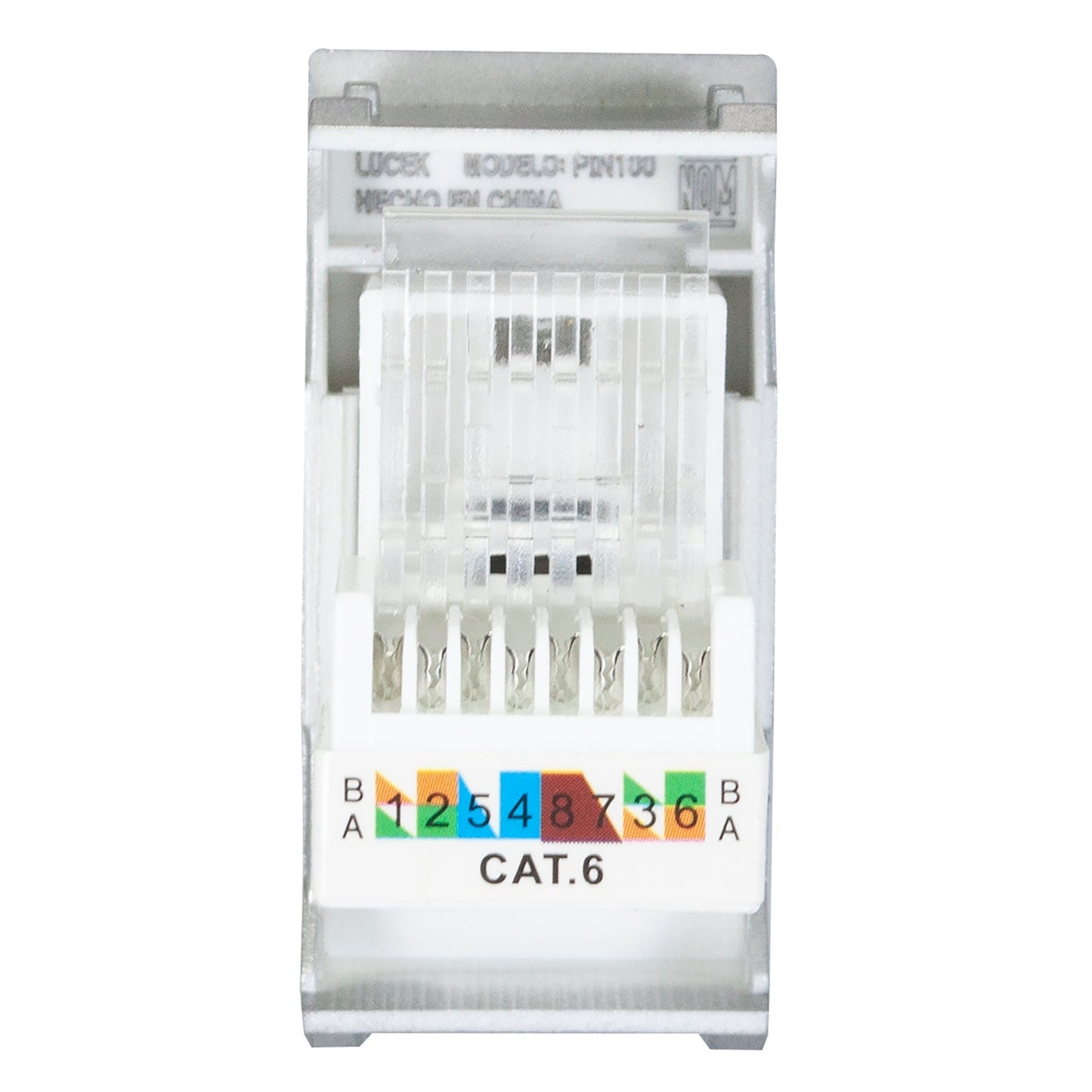 Toma Lucek colors conexion a jack rj45 1 Módulo anodizado
