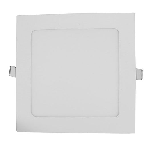 Empotrado Sanelec led 12w cuadrado cálido