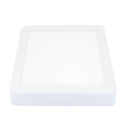 Luminario Sanelec led 12w sobreponer cuadrado frío