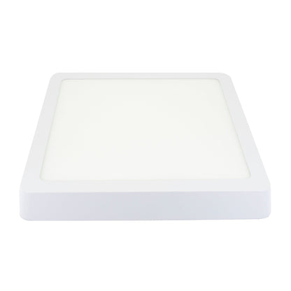 Luminario Sanelec led 18w sobreponer cuadrado frío
