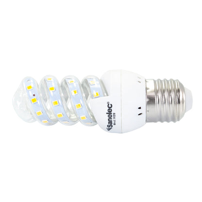 Foco Sanelec espiral led 6w luz cálidamini