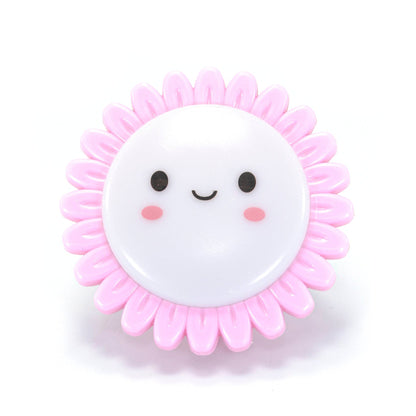 Lámpara Sanelec luz de noche led flor rosa