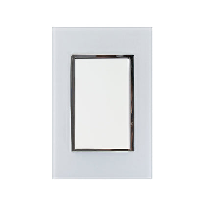 Placa Sanelec venecia con apagador sencillo