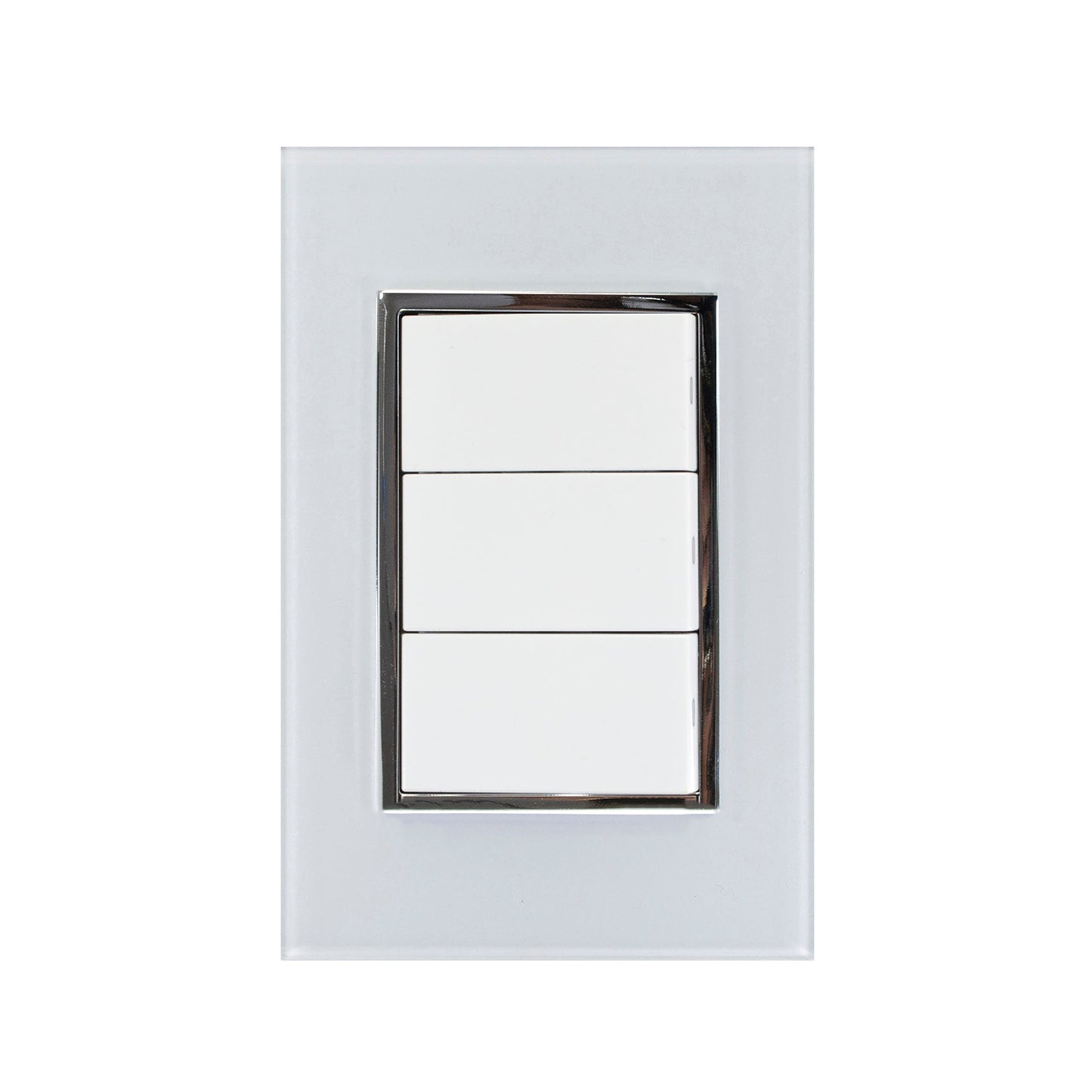 Placa Sanelec venecia con 3 apagadores