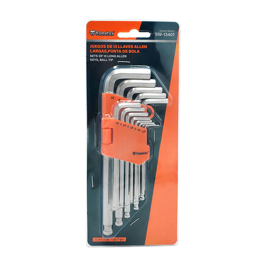 LLAVES ALLEN FUMETAX MM 13PZ DE BOLA