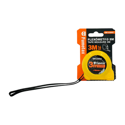FLEXOMETRO FUMETAX 3MTS AMARILLO