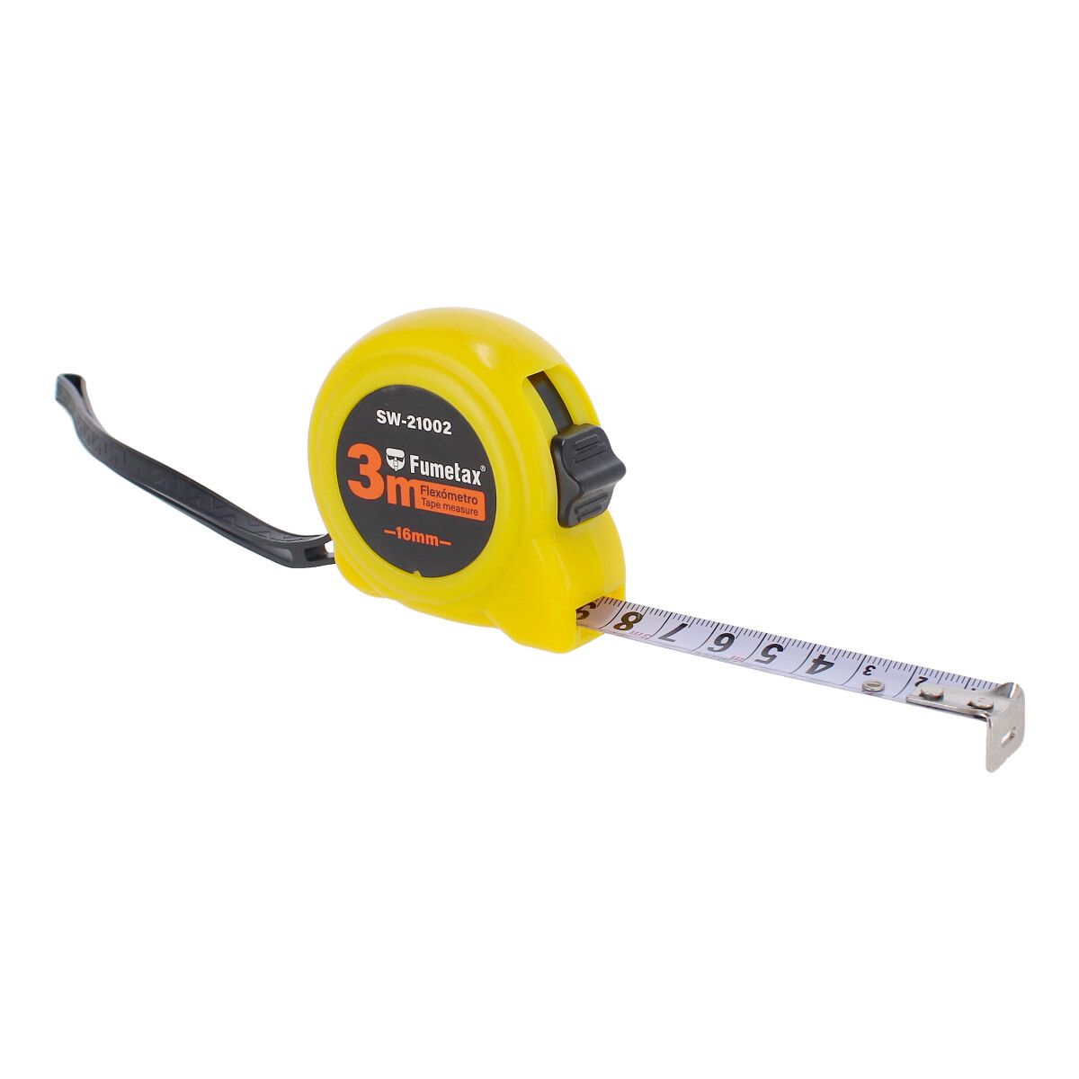 FLEXOMETRO FUMETAX 3MTS AMARILLO