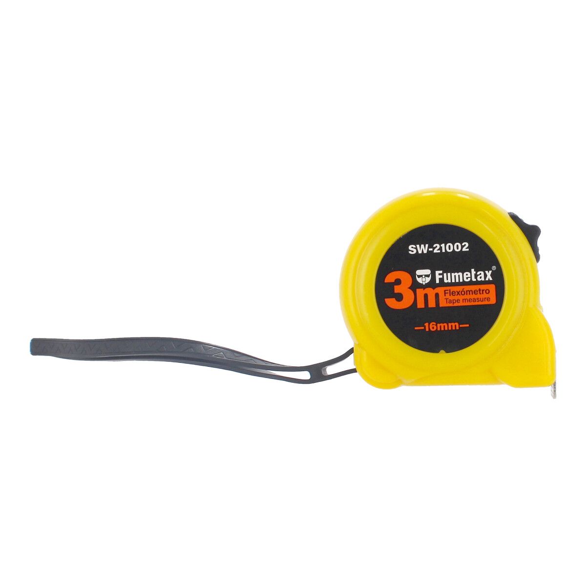 FLEXOMETRO FUMETAX 3MTS AMARILLO