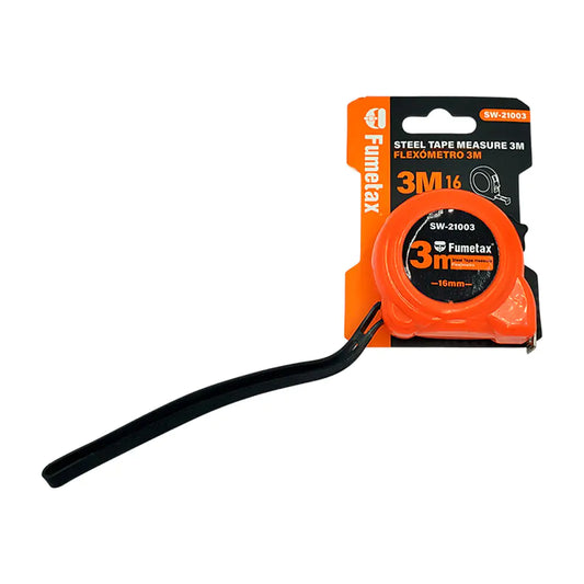 FLEXOMETRO FUMETAX 3MTS NARANJA