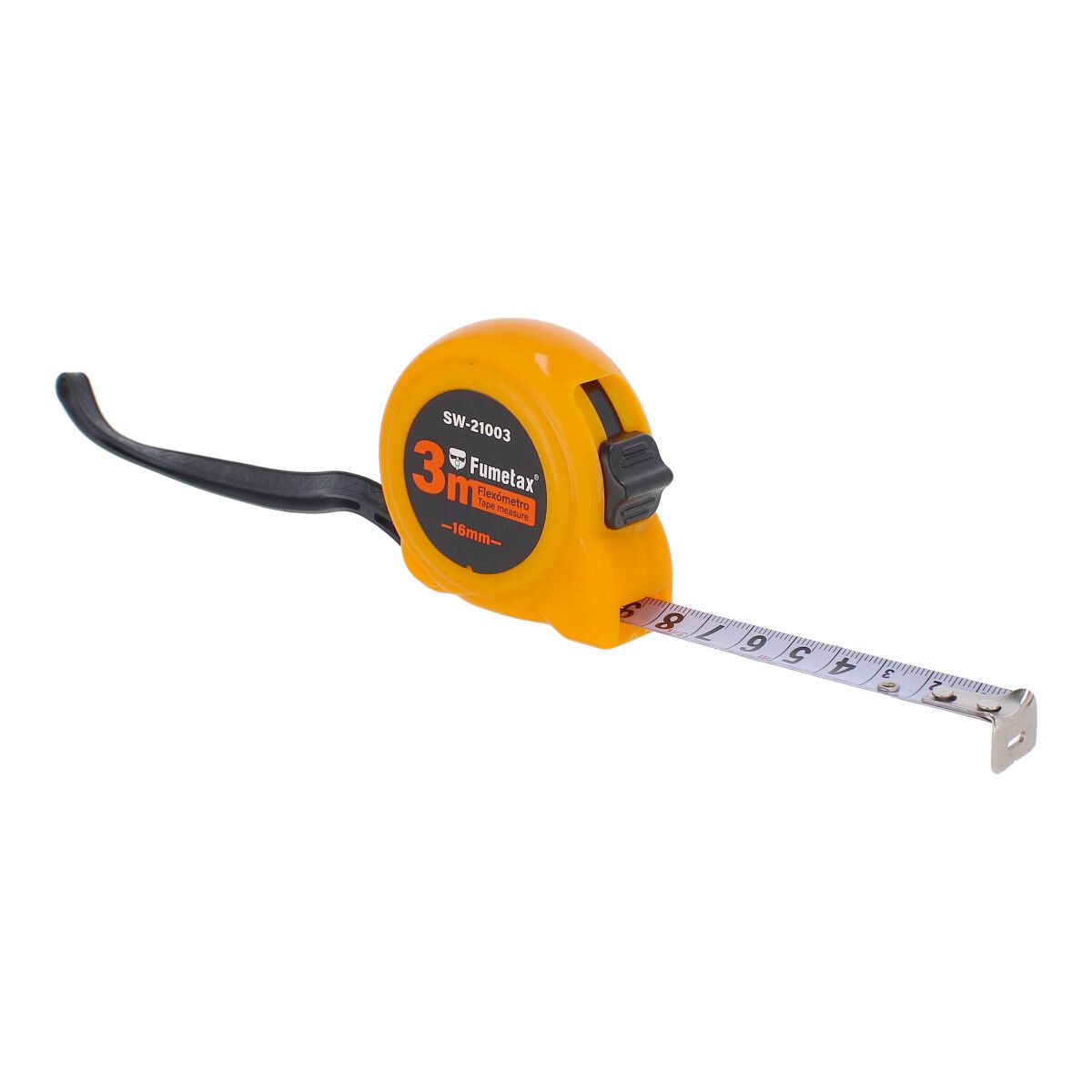 FLEXOMETRO FUMETAX 3MTS NARANJA