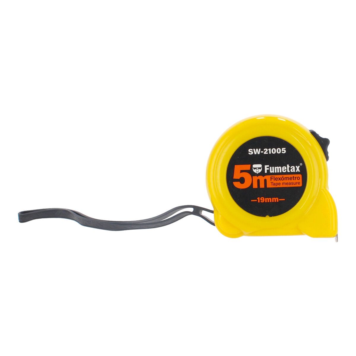 FLEXOMETRO FUMETAX 5MTS AMARILLO