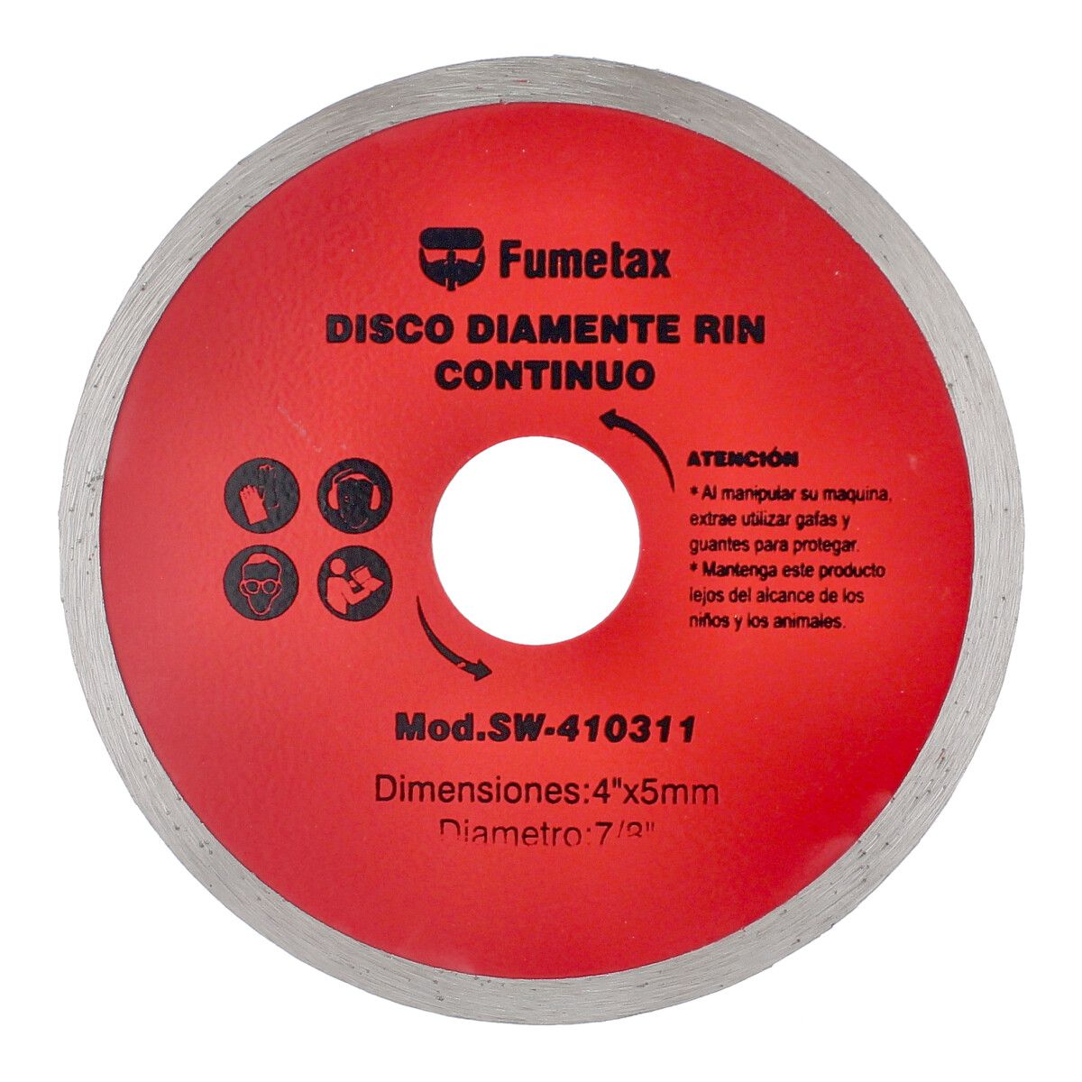 DISCO FUMETAX DE DIAMANTE 4 RIN CONTINUO