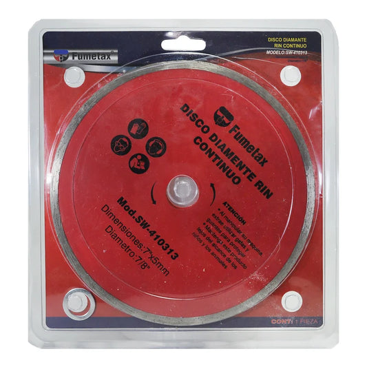 DISCO FUMETAX DE DIAMANTE 7 RIN CONTINUO