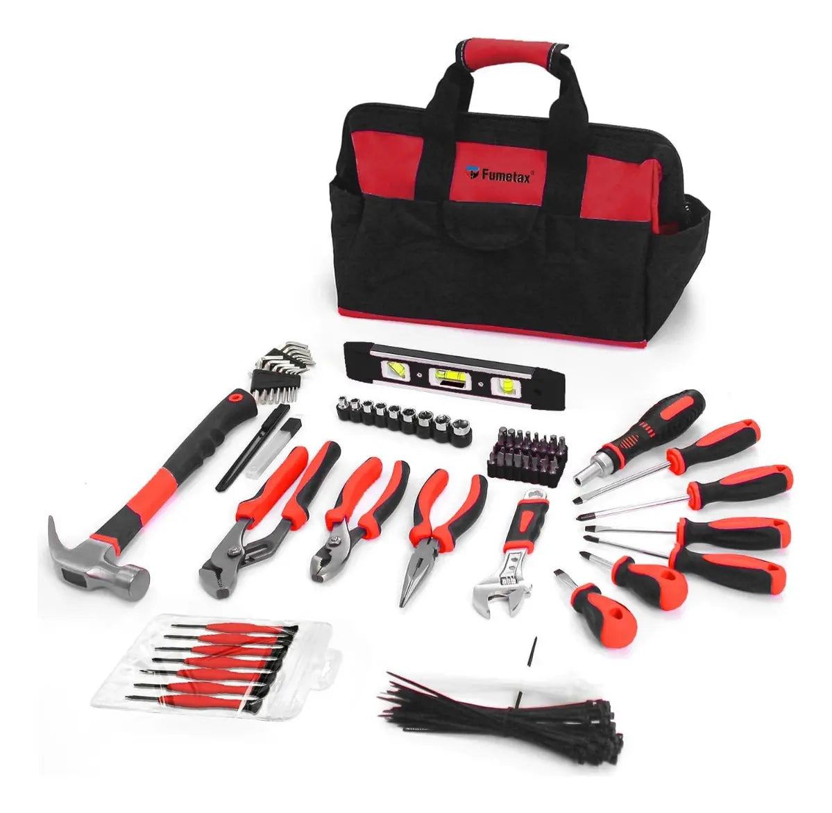 SET DE HTAS FUMETAX 23PZ ROJO