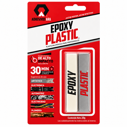 EPOXYCO ARA PLASTILINA  5 MINS