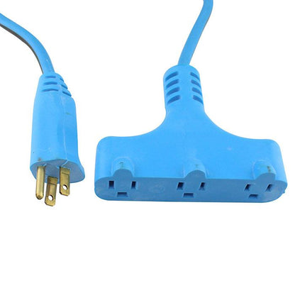 Extensión Sanelec uso rudo 60 cm azul 3x16