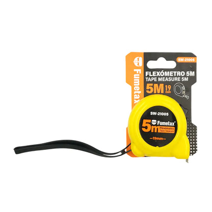FLEXOMETRO FUMETAX 5MTS AMARILLO